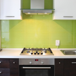 modern domestic Kitchen, stylish interior design